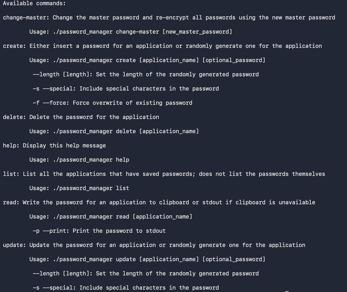 Password Manager